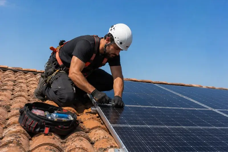Maintenance et monitoring de panneaux solaires à Gauriac